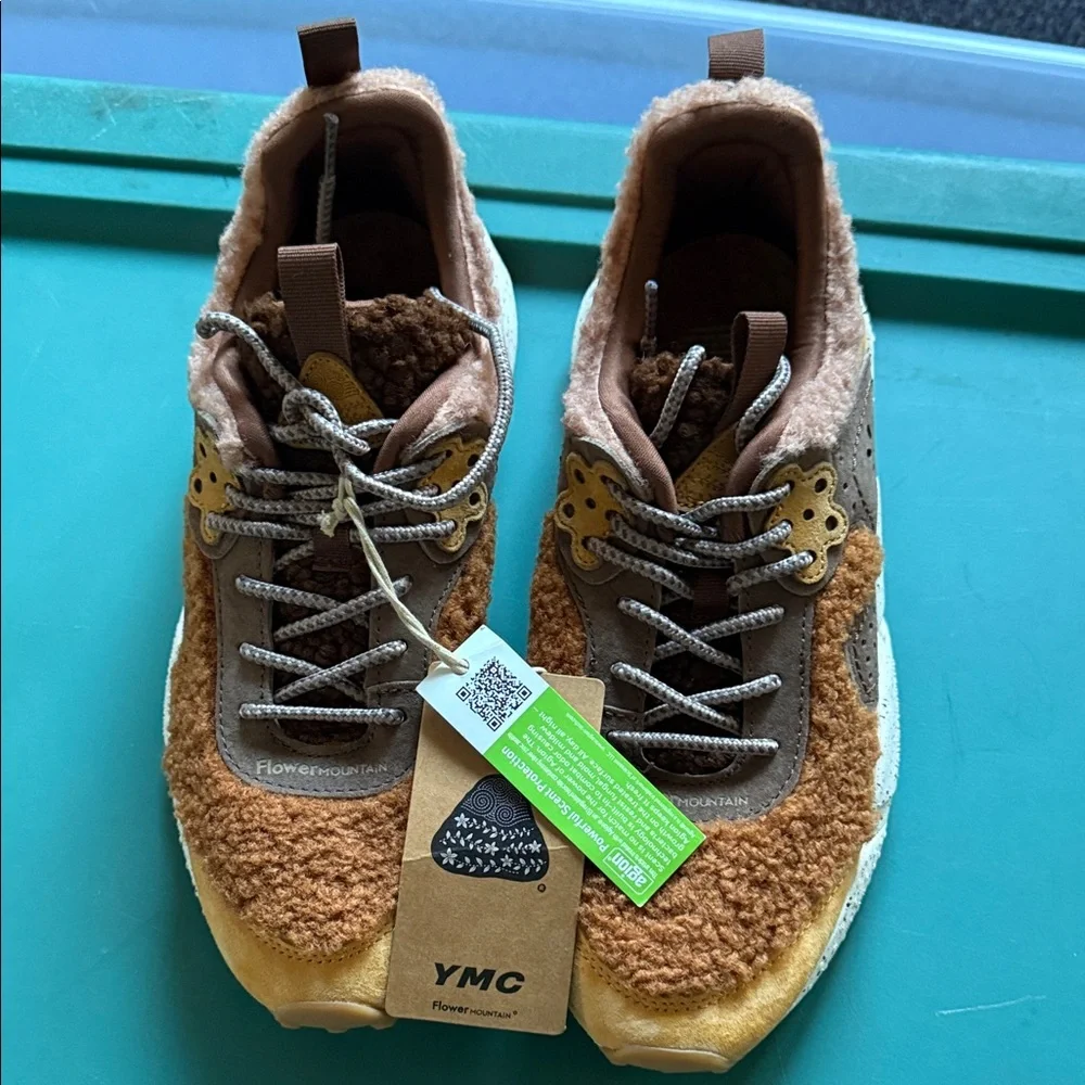 YMC Multi-Tone Textured Sneakers - Picture 1 of 3